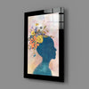 Flowery Thoughts Glass Wall Art by Insigneart USA
