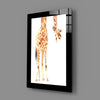 Curious Giraffe Glass Wall Art by Insigneart USA