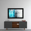 Blue and Blue Glass Wall Art by Insigneart USA