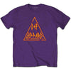 Def Leppard Classic Triangle Logo [T-Shirt] by Rock Band Apparel