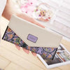 Delightful Small Floral PU Leather Money Purse For Women And Girls Fashion Designer Buckle Wallets for Female by Stevvex