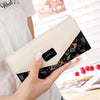 Delightful Small Floral PU Leather Money Purse For Women And Girls Fashion Designer Buckle Wallets for Female by Stevvex