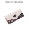 Delightful Small Floral PU Leather Money Purse For Women And Girls Fashion Designer Buckle Wallets for Female by Stevvex