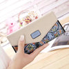 Delightful Small Floral PU Leather Money Purse For Women And Girls Fashion Designer Buckle Wallets for Female by Stevvex