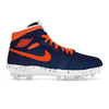"Denver Alternate" Jordan 1 TD Cleats by Stadium Custom Kicks
