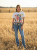 Desert Bloom Howdy Graphic Tee by Wild Junkie