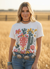 Desert Bloom Howdy Graphic Tee by Wild Junkie
