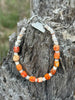 Desert Ember Beaded Shell Bracelet by Wild Junkie