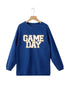 GAME DAY Round Neck Long Sleeve Sweatshirt by Wild and Free Boutique