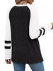 Ribbed Knit Raglan Long Sleeve T-Shirt by Simply Love