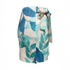 Womens Casual & Stylish Leaf-Print Lace-Up Shorts by My Store