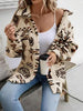 Girls Modern Geometric Button Up Dropped Shoulder Jacket Unique Retro Minimalist Outerwear by Stevvex