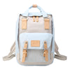 Solid Color Mommy Student Schoolbag Backpack