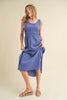 New Summer Side Slit Round Neck Sleeveless Tank Dress For Women – Versatile, Comfortable & Stylish for Warm Weather by Stevvex