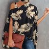 Women's V-Neck Printed Off-Shoulder Vest Top | 6 Prints S–XXL by FitiqueFit