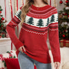 Women's Casual Pine Pattern Sweater by FitiqueFit
