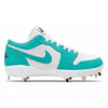 "Diamond Teal" Jordan 1 Retro Cleats by Stadium Custom Kicks