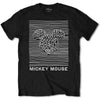 Disney Mickey Mouse Unknown Pleasures [T-Shirt] by Rock Band Apparel
