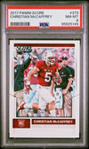 Graded 2017 Panini Score Christian McCaffrey #373 Rookie RC Football Card PSA 8 Near Mint