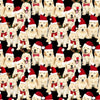 Dogs in Santa Hats Shorter Fit & Flare Dress by Retrolicious