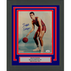 Framed Autographed/Signed Dolph Schayes Syracuse Nationals 8x10 Basketball Photo JSA COA