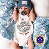 DOPE THREADS SWELL DAYS ONESIE by LITTLE RAD THINGS