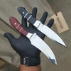 Drop Point Hunting Knife Set of 2-Piece High Carbon Blades with Resin Handles by JW SteelCrafts
