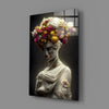 Abandoned Statue Glass Wall Art || Designer Collection by Insigneart USA