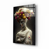 Abandoned Statue Glass Wall Art || Designer Collection by Insigneart USA