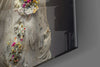 Abandoned Statue Glass Wall Art || Designer Collection by Insigneart USA