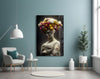 Abandoned Statue Glass Wall Art || Designer Collection by Insigneart USA