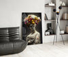 Abandoned Statue Glass Wall Art || Designer Collection by Insigneart USA