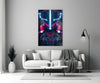 Thunder Fighter Glass Wall Art || Designer Collection by Insigneart USA