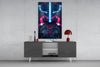 Thunder Fighter Glass Wall Art || Designer Collection by Insigneart USA