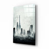 Old City Silhouette Glass Art || Designer Collection by Insigneart USA