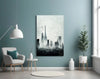 Old City Silhouette Glass Art || Designer Collection by Insigneart USA