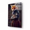 The Fox Glass Wall Art || Designer Collection by Insigneart USA