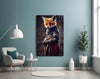 The Fox Glass Wall Art || Designer Collection by Insigneart USA