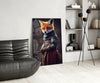 The Fox Glass Wall Art || Designer Collection by Insigneart USA