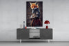 The Fox Glass Wall Art || Designer Collection by Insigneart USA