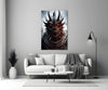The Beast Glass Wall Art || Designer Collection by Insigneart USA