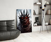 The Beast Glass Wall Art || Designer Collection by Insigneart USA