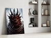 The Beast Glass Wall Art || Designer Collection by Insigneart USA