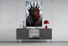 The Beast Glass Wall Art || Designer Collection by Insigneart USA