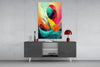 Hidden Swan Glass Wall Art || Designer Collection by Insigneart USA