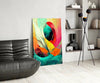 Hidden Swan Glass Wall Art || Designer Collection by Insigneart USA
