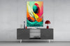 Hidden Swan Glass Wall Art || Designer Collection by Insigneart USA