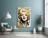 Marilyn Monroe Glass Wall Art || Designer Collection by Insigneart USA