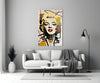 Marilyn Monroe Glass Wall Art || Designer Collection by Insigneart USA