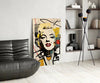 Marilyn Monroe Glass Wall Art || Designer Collection by Insigneart USA